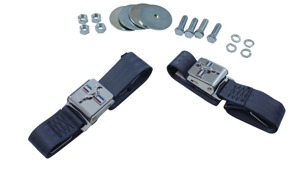 S�kerhetsb�lte 2 punkt bl� Mustang