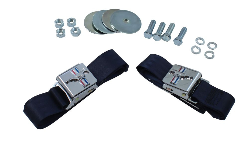 S�kerhetsb�lte 2 punkt m�rkbl� Mustang