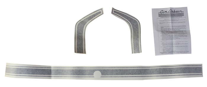 Stripe kit trunk 71-72 Mach I black