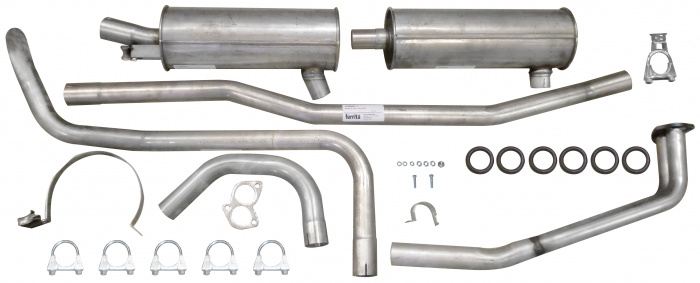 Exhaust system 140 67-73 SS