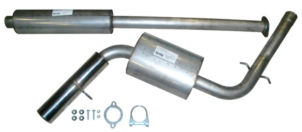 Exhaust system S60 2.4 140-170 hp SS