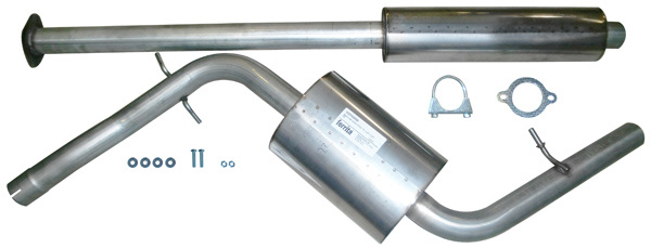 Exhaust system V70 II 2.4 140-170 hp SS