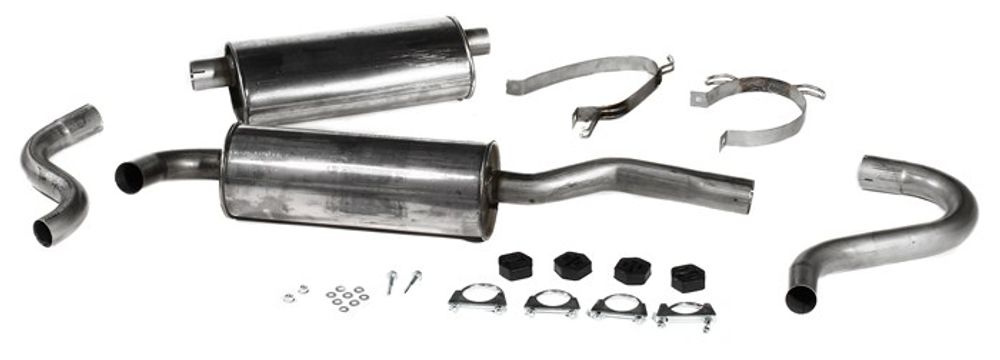 Avgassystem 740/745 GL, GLE 8v / 940/945 B200F, B230F rostf