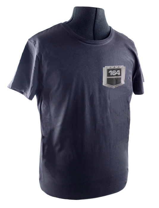 T-shirt svart 164 emblem