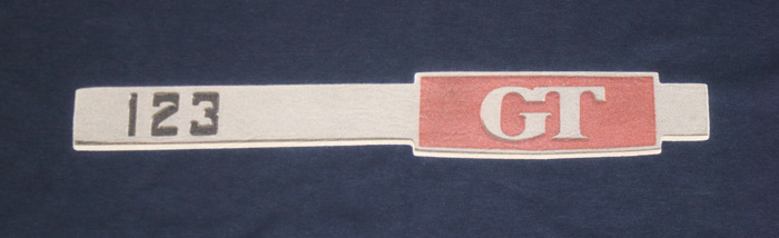 T-shirt Bl� Emblem 123GT