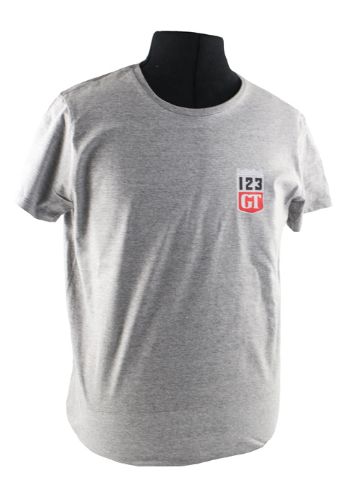 T-shirt gr� 123GT emblem