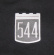 T-shirt woman black 544 badge 