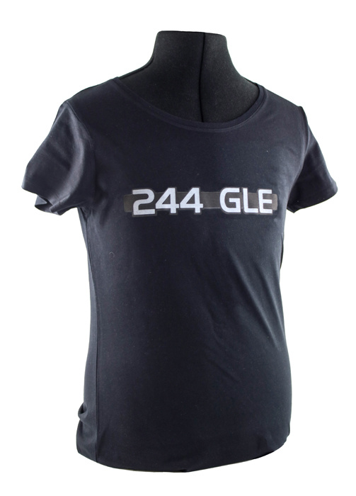T-shirt dam svart 244 GLE emblem