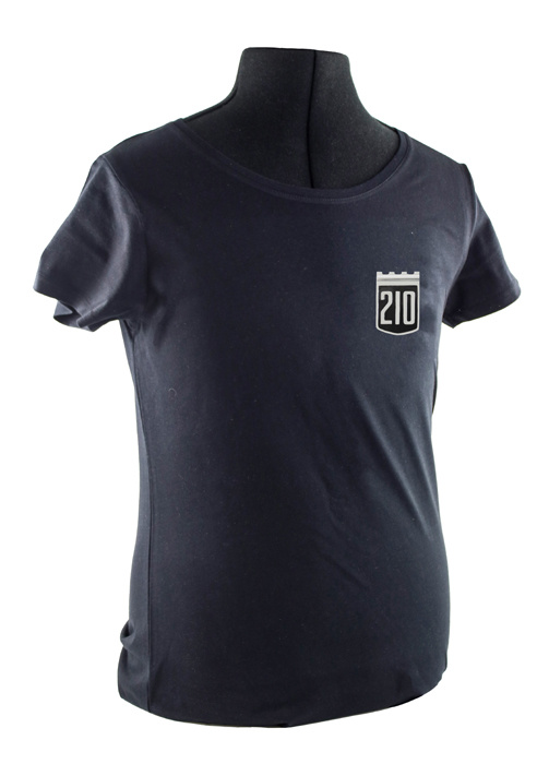 T-shirt dam svart 210 emblem