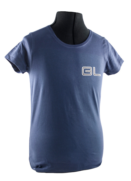 T-shirt dam bl� GL emblem