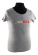 T-shirt woman grey 123GT badge 