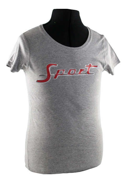 T-shirt dam gr� Sport