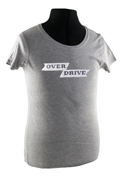 T-Shirt dam gr� overdrive emblem