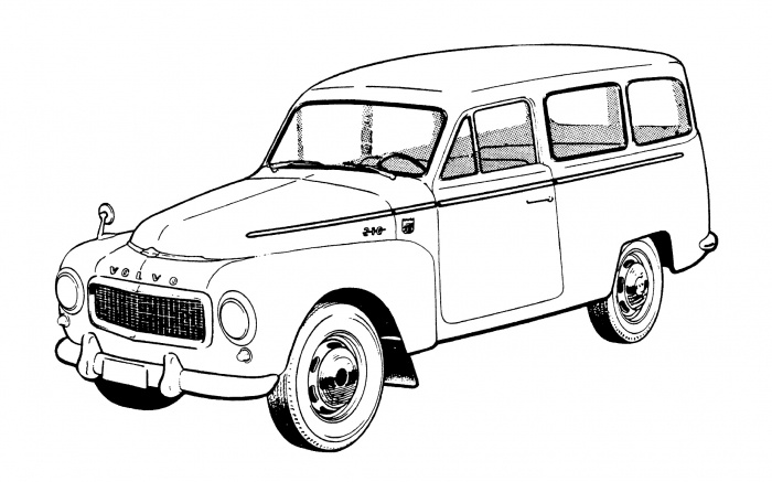 T-Shirt vit Volvo Duett