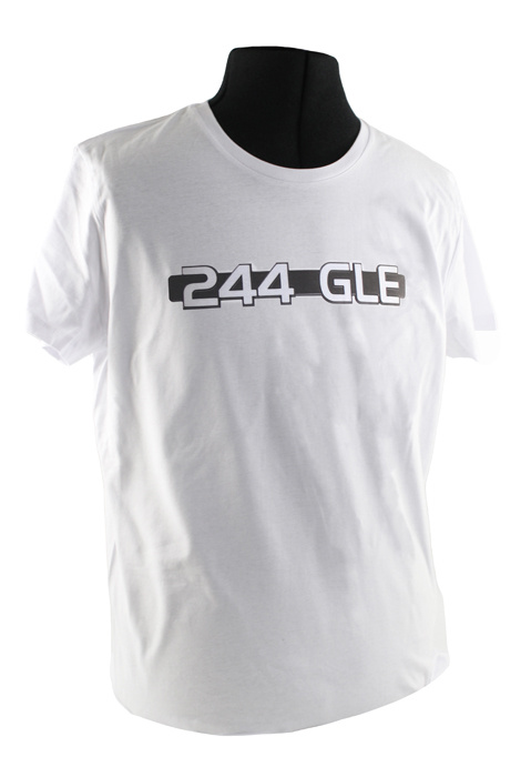 T-shirt vit 244 GLE emblem