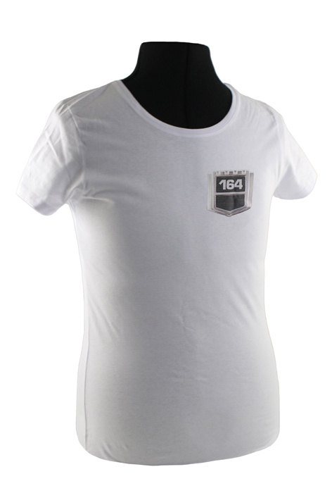 T-shirt dam vit 164 emblem