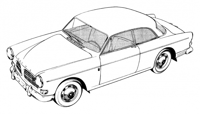 T-shirt white Volvo Amazon