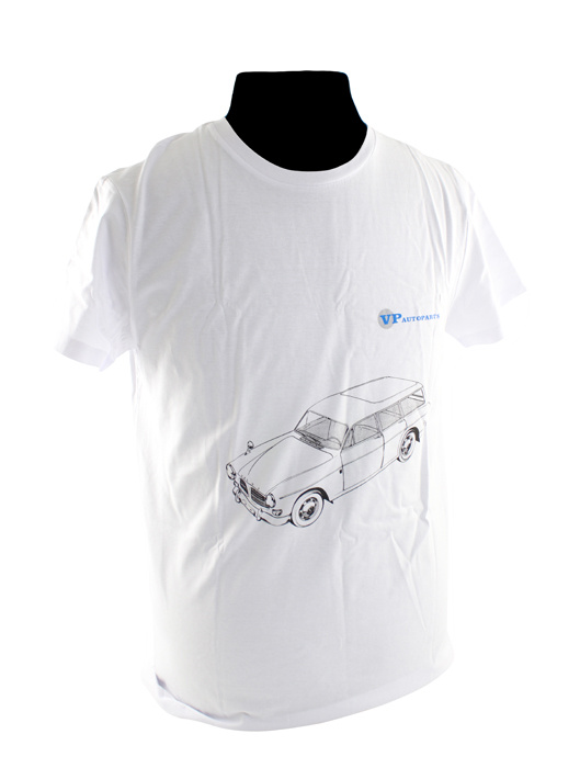 T-shirt vit Volvo Amazon Kombi 220