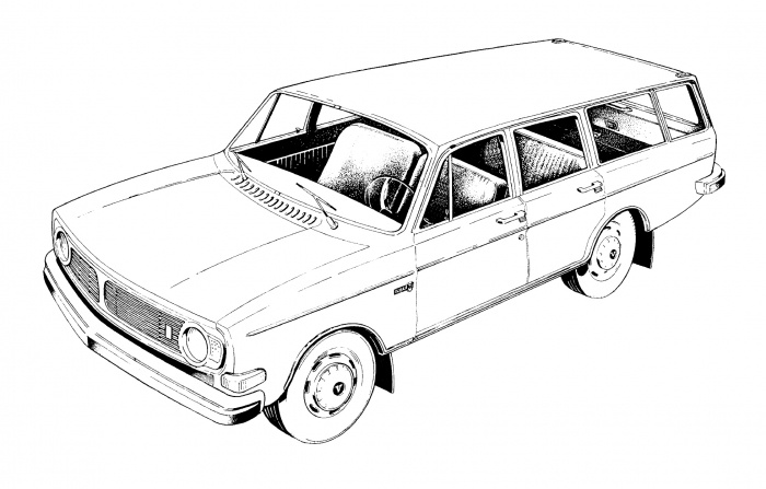 T-shirt vit Volvo 145